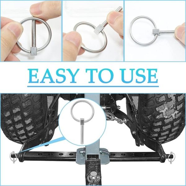 4.5mm 316 Stainless Steel Marine Hardware Spring Safety Stop, Specifications: Safety Pin - Image 6