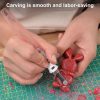 MYTEC 4 In 1 Carpenter Seal Carving Tools Alloy Bit Plastic Handle Carving Knife - Image 9