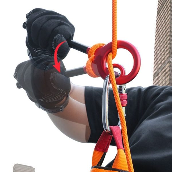 XINDA XD-Q9732 9-shaped Descender Mountain Climbing and Rock Climbing Descent Equipment (Black) - Image 7