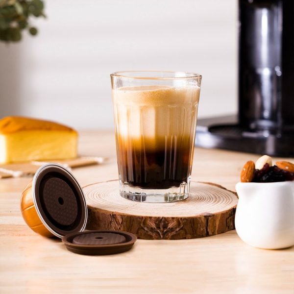 Compatible With Vertuoline Reusable Coffee Capsule Shell Silicone Cap (Coffee) - Image 8