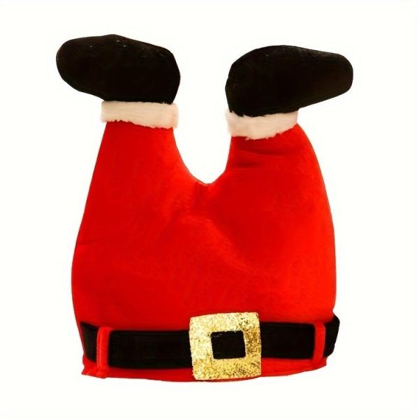 Christmas Ball Dress-Up Pants Leg Shape Hat Party Decoration Supplies (Old Mans)