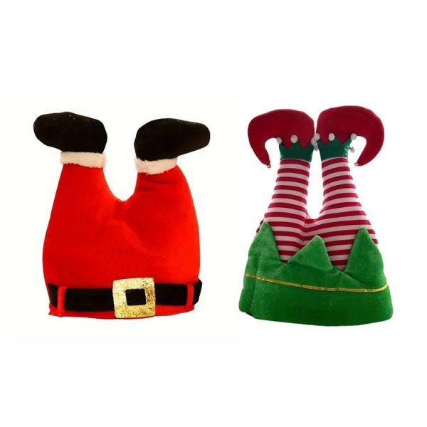 Christmas Ball Dress-Up Pants Leg Shape Hat Party Decoration Supplies (Old Mans) - Image 2