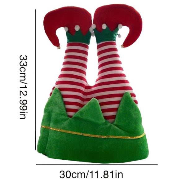Christmas Ball Dress-Up Pants Leg Shape Hat Party Decoration Supplies (Old Mans) - Image 3