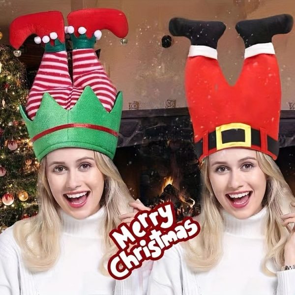 Christmas Ball Dress-Up Pants Leg Shape Hat Party Decoration Supplies (Old Mans) - Image 6