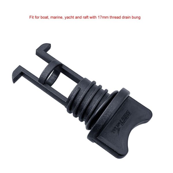 BSET MATEL 2pcs 17mm Nylon Marine Drain Plug Bilge Outlet Plug - Image 5
