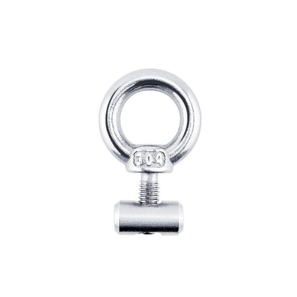 RV Sunshade 304 Stainless Steel Slide Rail Ring, Specifications: 1pcs M4 Ring + Cylinder