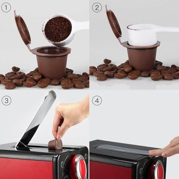 Nescafe Coffee Capsules Reusable Coffee Filter (Black) - Image 8