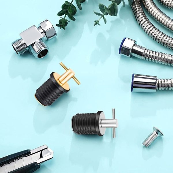 Marine Motorboat Deck Cross Drain Plug Screw, Size: Copper For 19mm - Image 6