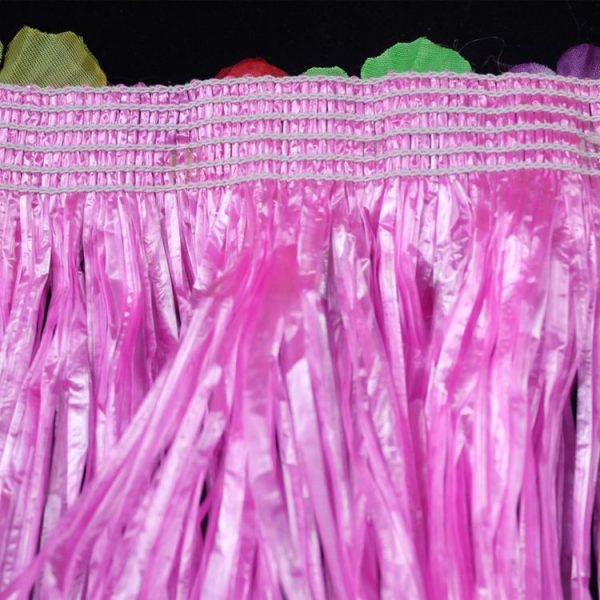 30cm Halloween Hula Show Costume Hawaii Party Decoration, Color: Grass Skirt Red - Image 5
