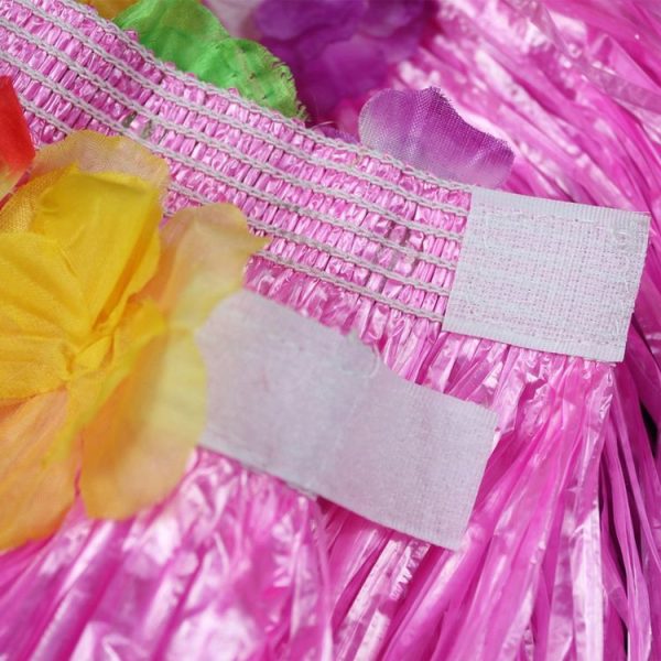 30cm Halloween Hula Show Costume Hawaii Party Decoration, Color: Grass Skirt Red - Image 6