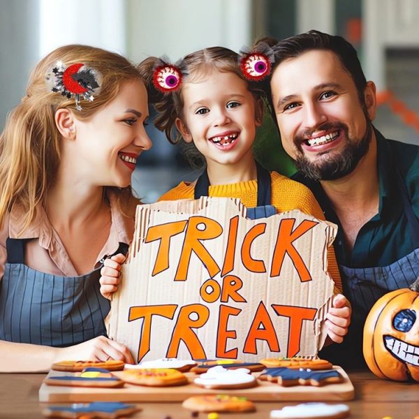 Halloween Hair Clips Hair Accessories Kids Party Dress Up Jewelry, Style: Witch - Image 3