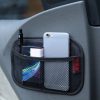 Microfiber Leather Car Mobile Phone Sticky Storage Net Bag, Color: H005 Black Small - Image 7