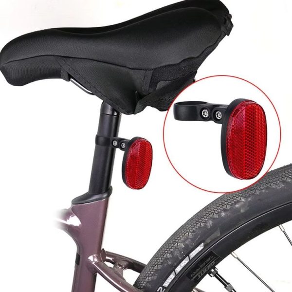 AirTag Tracker Bicycle Anti-theft Taillight Road Bike Seat Tube Reflective Hidden Mount - Image 2