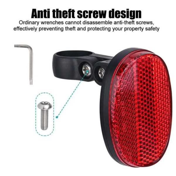 AirTag Tracker Bicycle Anti-theft Taillight Road Bike Seat Tube Reflective Hidden Mount - Image 5