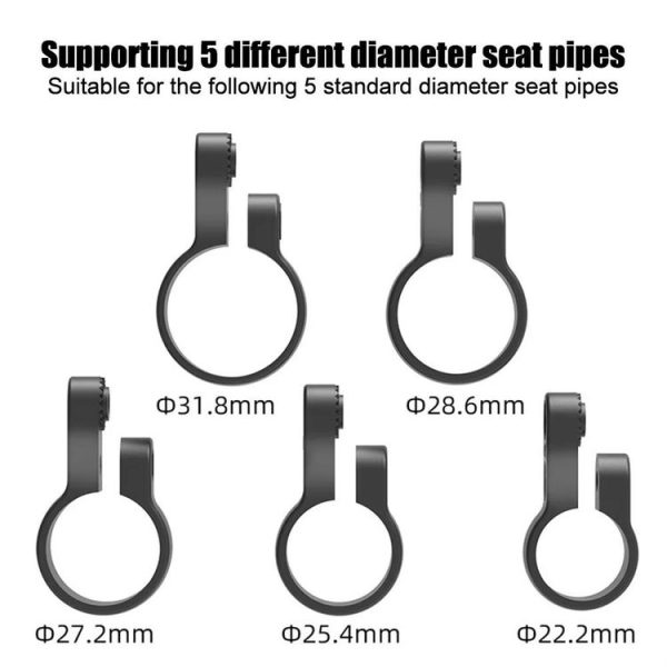 AirTag Tracker Bicycle Anti-theft Taillight Road Bike Seat Tube Reflective Hidden Mount - Image 7