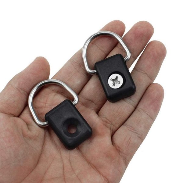 1pcs Fishing Kayak Backrest Elastic Rope Square D-ring Buckle - Image 3