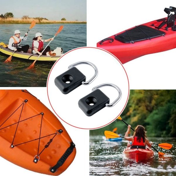1pcs Fishing Kayak Backrest Elastic Rope Square D-ring Buckle - Image 4