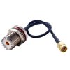 10cm SMA Male To SO239 UHF Female Coaxial RF Cable RG174 Coaxial Connector - Image 2