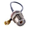 10cm SMA Male To SO239 UHF Female Coaxial RF Cable RG174 Coaxial Connector - Image 3