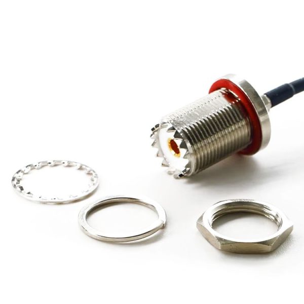 10cm SMA Male To SO239 UHF Female Coaxial RF Cable RG174 Coaxial Connector - Image 4