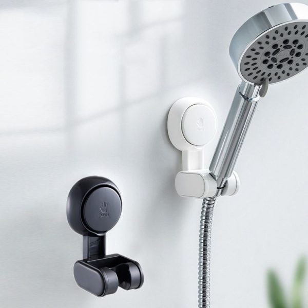Household Suction Cup Nail-free Universal Shower Head Bracket (White) - Image 2