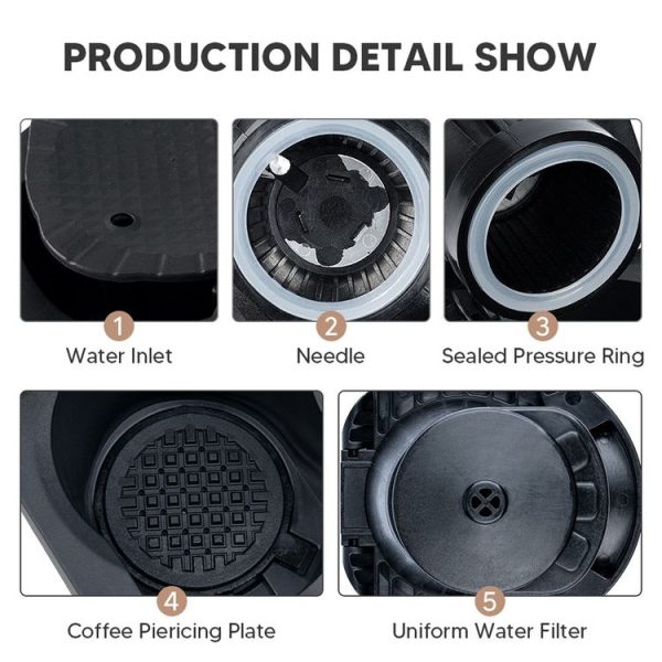 Compatible With Dolce Gusto Coffee Machine To Nespresso iCafilas Capsule Adapter Conversion Tray, Style: Star - Image 4