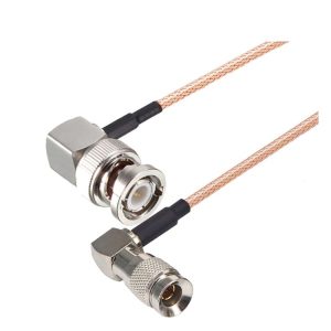 20cm CC4 Male To BNC Male Elbow Connector Cable RG179 Coaxial RF Cable