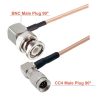 20cm CC4 Male To BNC Male Elbow Connector Cable RG179 Coaxial RF Cable - Image 3
