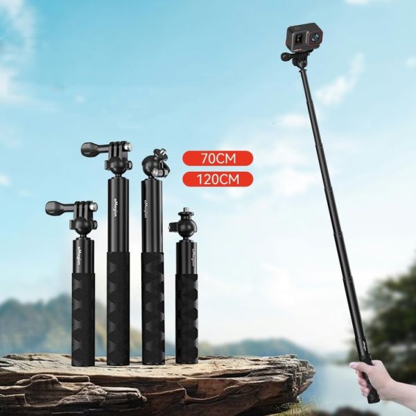 AMagisn 70cm 1 / 4 Inch Ball Joint Selfie Stick Sports Camera Extension Rod for DJI / GoPro HERO / Insta360 - Image 2