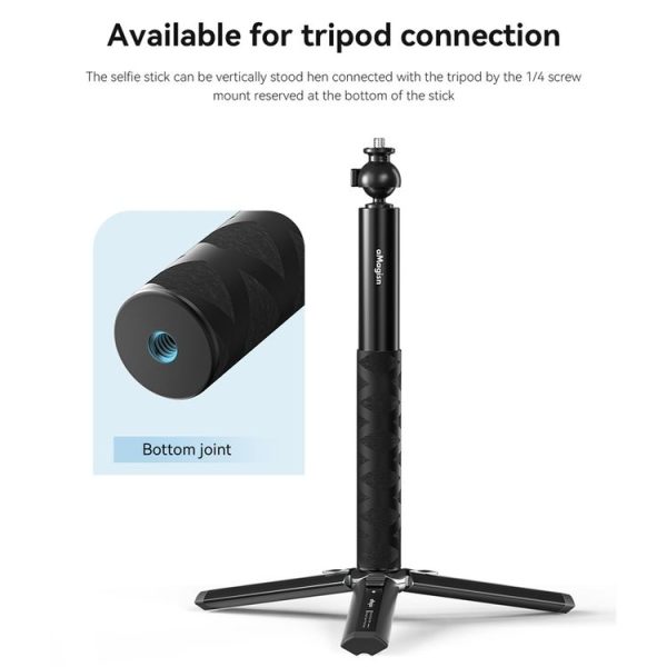 AMagisn 70cm 1 / 4 Inch Ball Joint Selfie Stick Sports Camera Extension Rod for DJI / GoPro HERO / Insta360 - Image 6