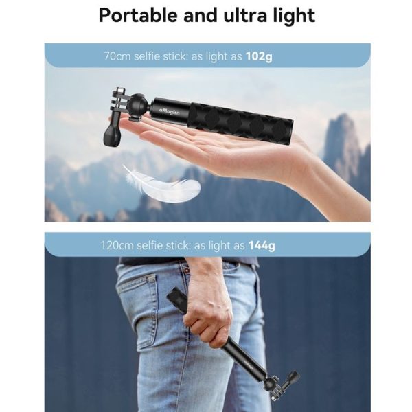AMagisn 70cm 1 / 4 Inch Ball Joint Selfie Stick Sports Camera Extension Rod for DJI / GoPro HERO / Insta360 - Image 7