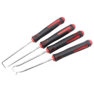 4pcs / Set Auto Oil Seal Screwdrivers O-Ring Seal Gasket Puller Remover Pick Hooks Tire Repair Tool