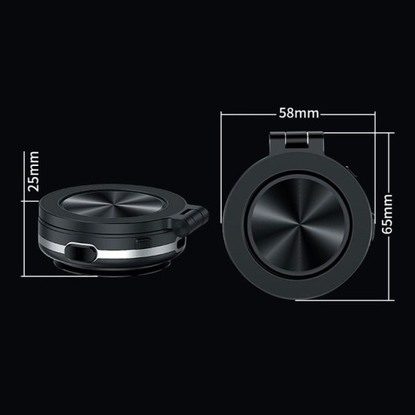 AIMITE C1 Vacuum Adsorption Foldable Magnetic Support Bracket Car Cell Phone Holder (Black) - Image 9