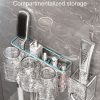Bathroom Toothbrush Organizer Household Multifunctional Storage Rack, Style: Single Cup Transparent - Image 7