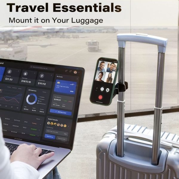 Desktop Live Broadcast Portable Strong Magnetic Foldable Travel Mobile Phone Holder (M10M-AR01) - Image 6