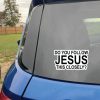 10pcs Do You Follow Jesus This Closely Funny English Bumper Sticker for Cars (Adhesive Sticker) - Image 4