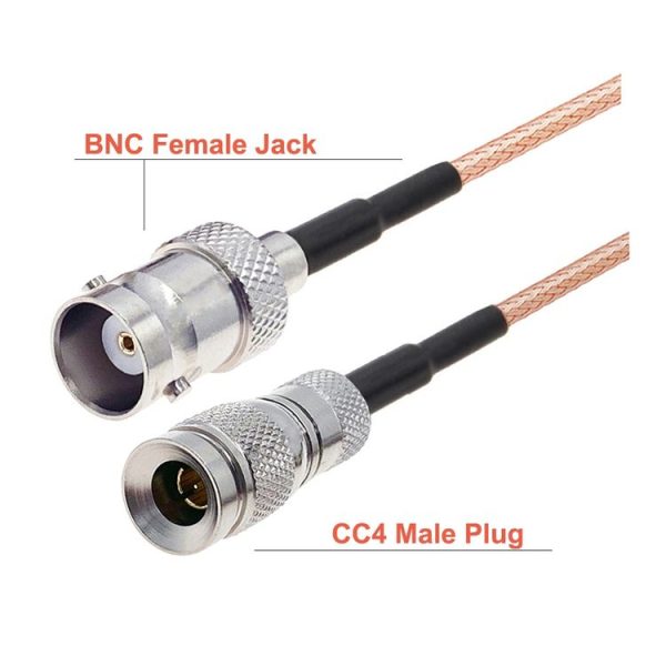 20cm CC4 Male To BNC Female Cable RG179 RF Adapter Wire - Image 3