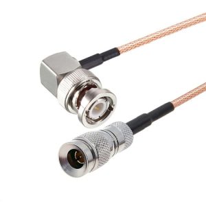 20cm CC4 Male To BNC Male Elbow Connector Cable RG179 Coaxial RF Cable