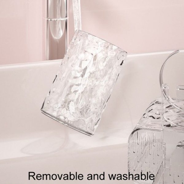 Bathroom Toothbrush Organizer Household Multifunctional Storage Rack (Transparent) - Image 4