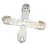 2pcs Wardrobe Closet Rod End Support Bracket Alloy Holder Hardware Furniture Accessories, Style: Thickened - Image 4