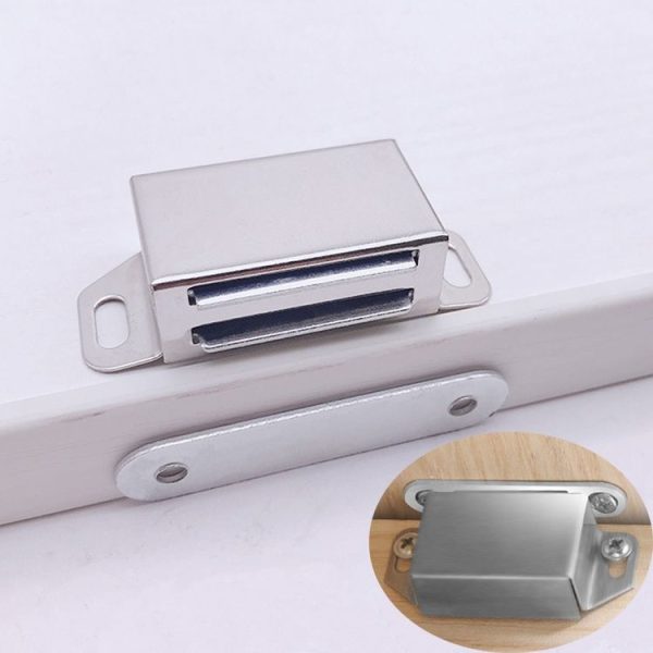 02C Stainless Steel Magnetic Door Catch Kitchen Cabinet Catches Magnet Latches For Door - Image 4