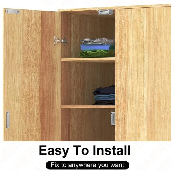 02C Stainless Steel Magnetic Door Catch Kitchen Cabinet Catches Magnet Latches For Door - Image 7
