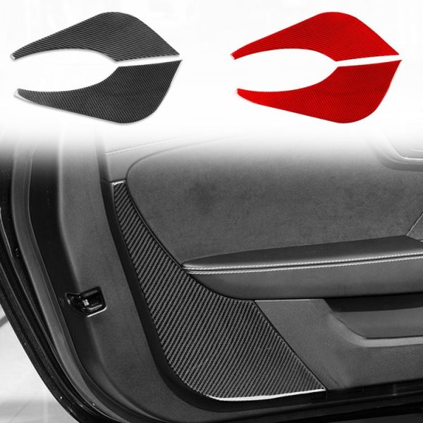 Jaguar F-TYPE 2013+ Left And Right Drive Universal Door Anti-Collision Sticker (Black) - Image 2