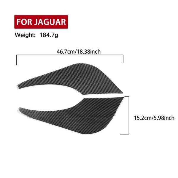 Jaguar F-TYPE 2013+ Left And Right Drive Universal Door Anti-Collision Sticker (Black) - Image 3