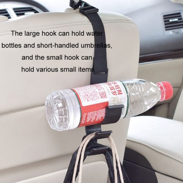 1pair Car Seat Back Umbrella Fixed Storage Hook, Style: Standard - Image 4