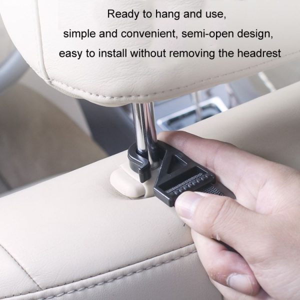 1pair Car Seat Back Umbrella Fixed Storage Hook, Style: Standard - Image 6