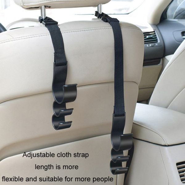 1pair Car Seat Back Umbrella Fixed Storage Hook, Style: Standard - Image 7