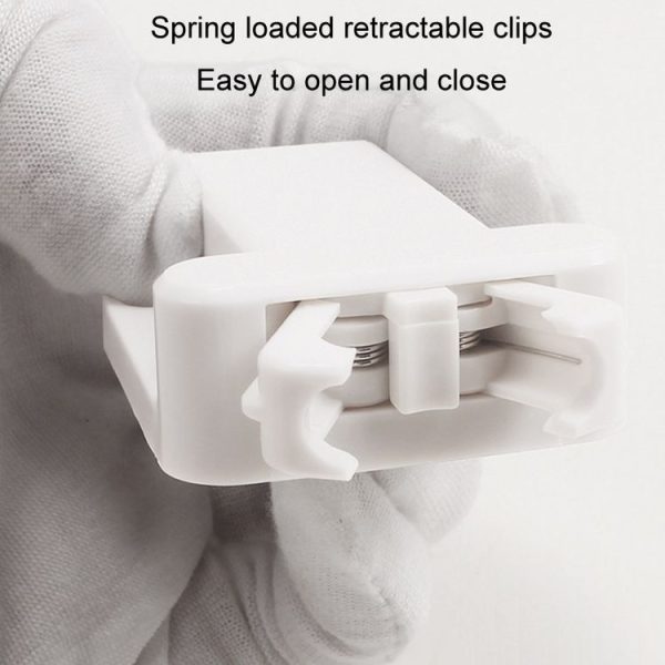 Bouncing Press Type Cabinet Door Catches Self Lock Hidden Drawer Cupboard Door Closer (White) - Image 6