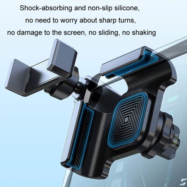 SHUNWEI Car Navigation Screen Floating Mobile Phone Holder, Style: Clip Type - Image 4
