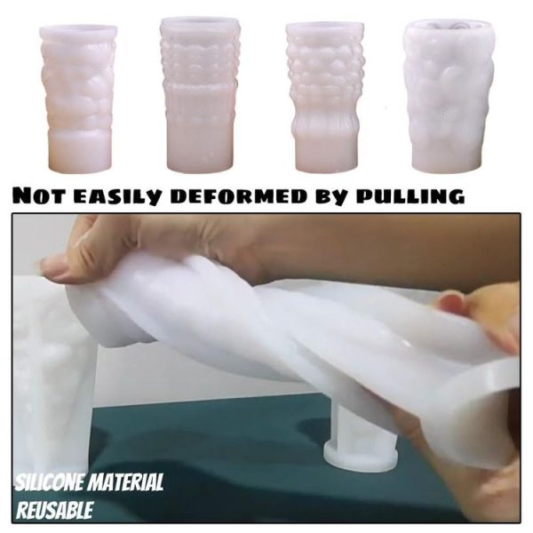 Christmas Tree Aromatherapy Candle Ornaments DIY Silicone Mold, Style: C1 ZL-268-1 - Image 3